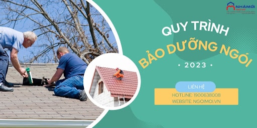 Quy trình bảo dưỡng mái ngói